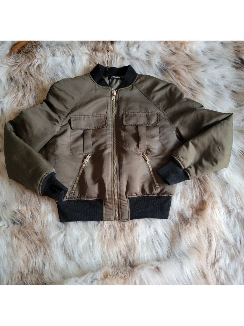 Army Green Bomber Jacket